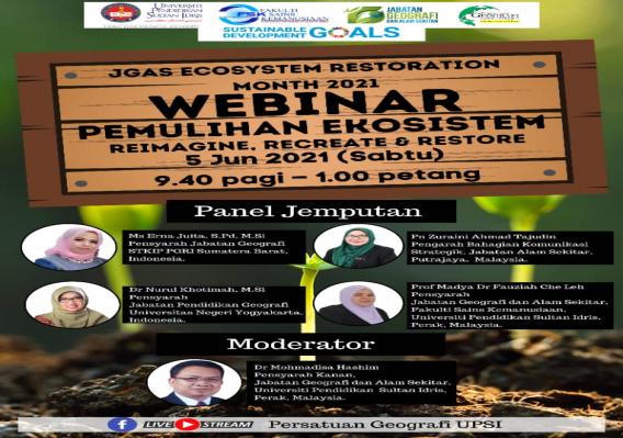 UNY Geography Education Lecturer Becomes Speaker of SDGs Theme Webinar at UPSI, Malaysia